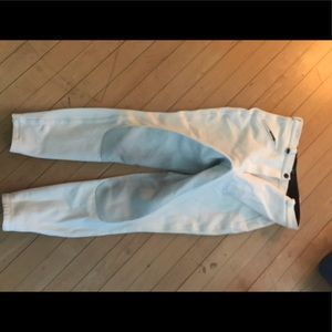 White Dressage Riding Breeches